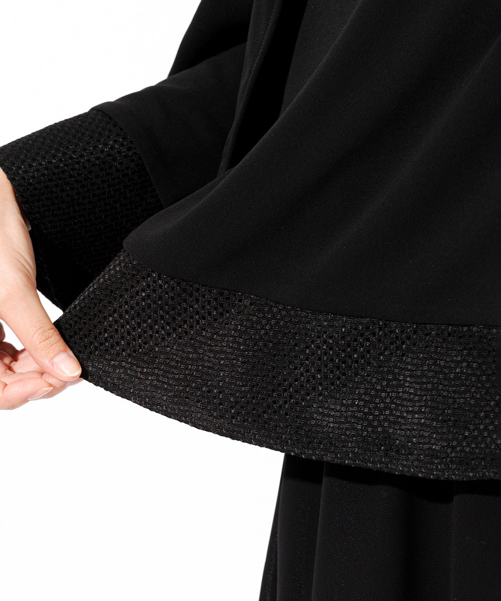 米沢織切替フォーマルケープ