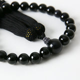 &lt;For men&gt; Natural stone Onyx prayer beads Gray Cat's eye