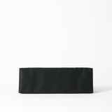 [A4 compatible] Black shantung ribbon accent sub bag
