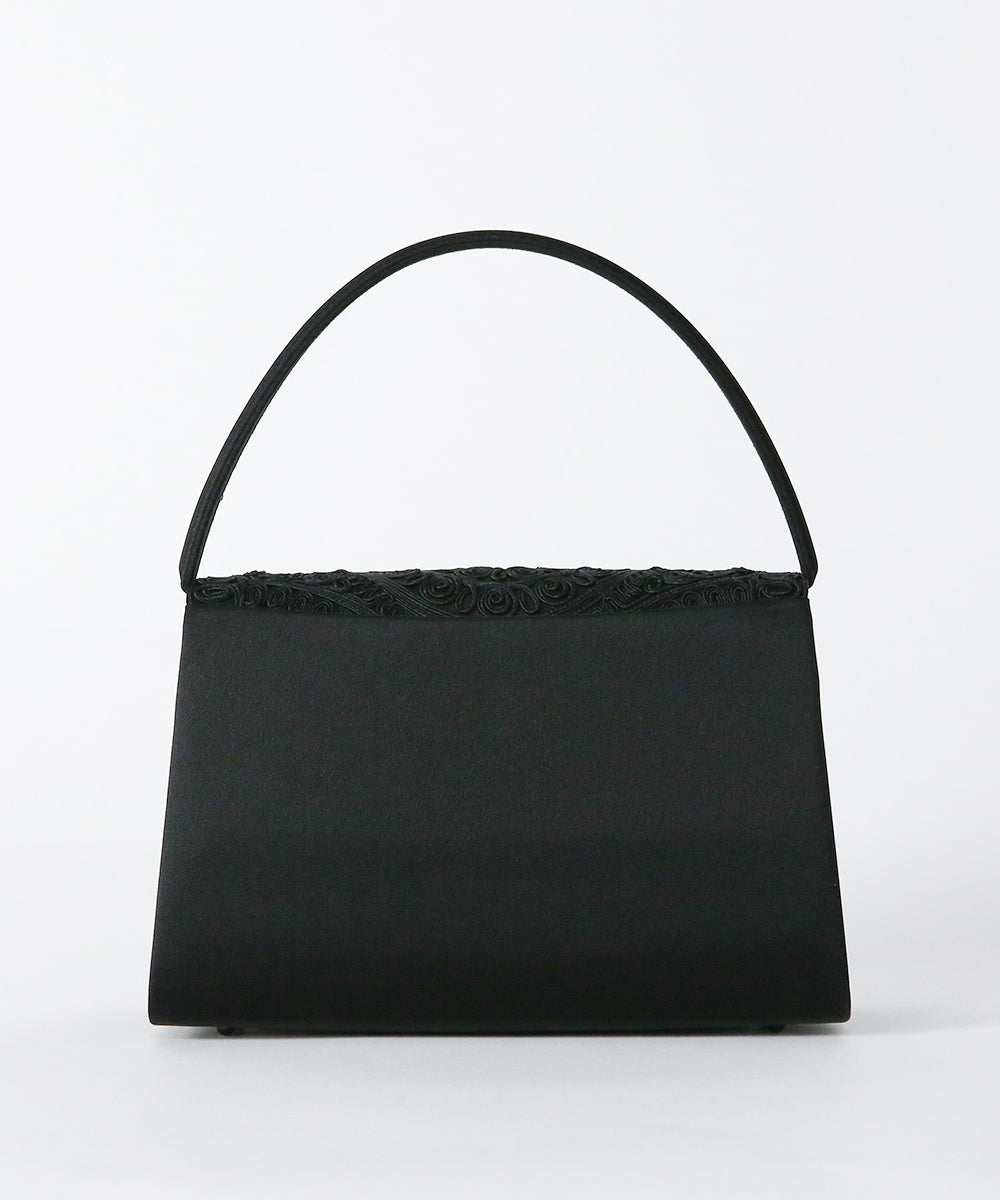 Cord embroidery formal bag &amp; handbag set