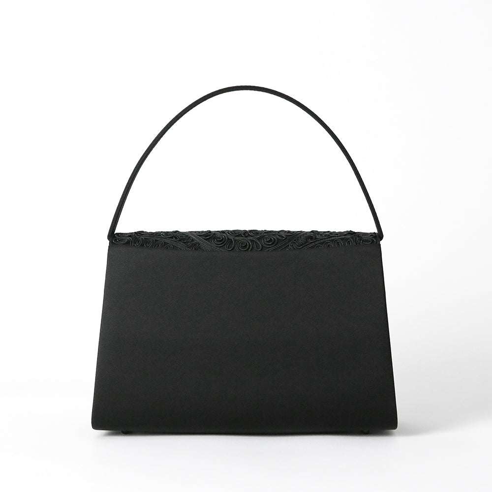 Cord embroidery formal bag &amp; handbag set