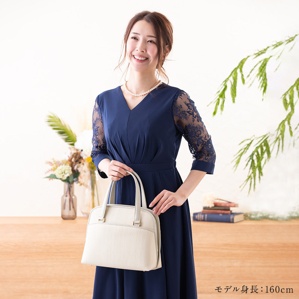 Piping Design Horsehair Formal Bag