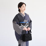 Yonezawa woven formal bag with braid decoration