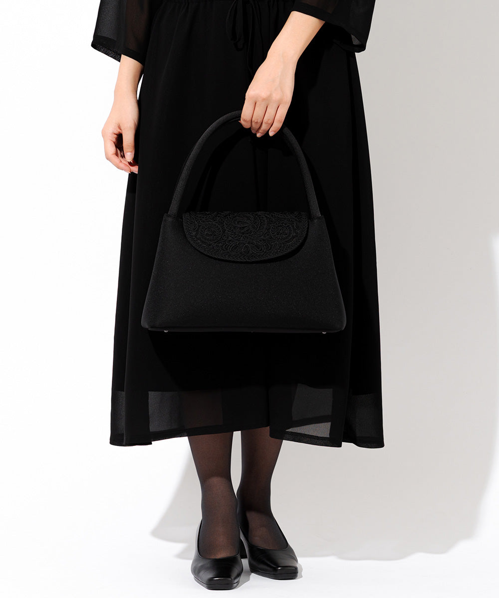 コード刺繍ソフトフォーマルバッグ