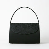 Cord embroidery inner magnet formal bag