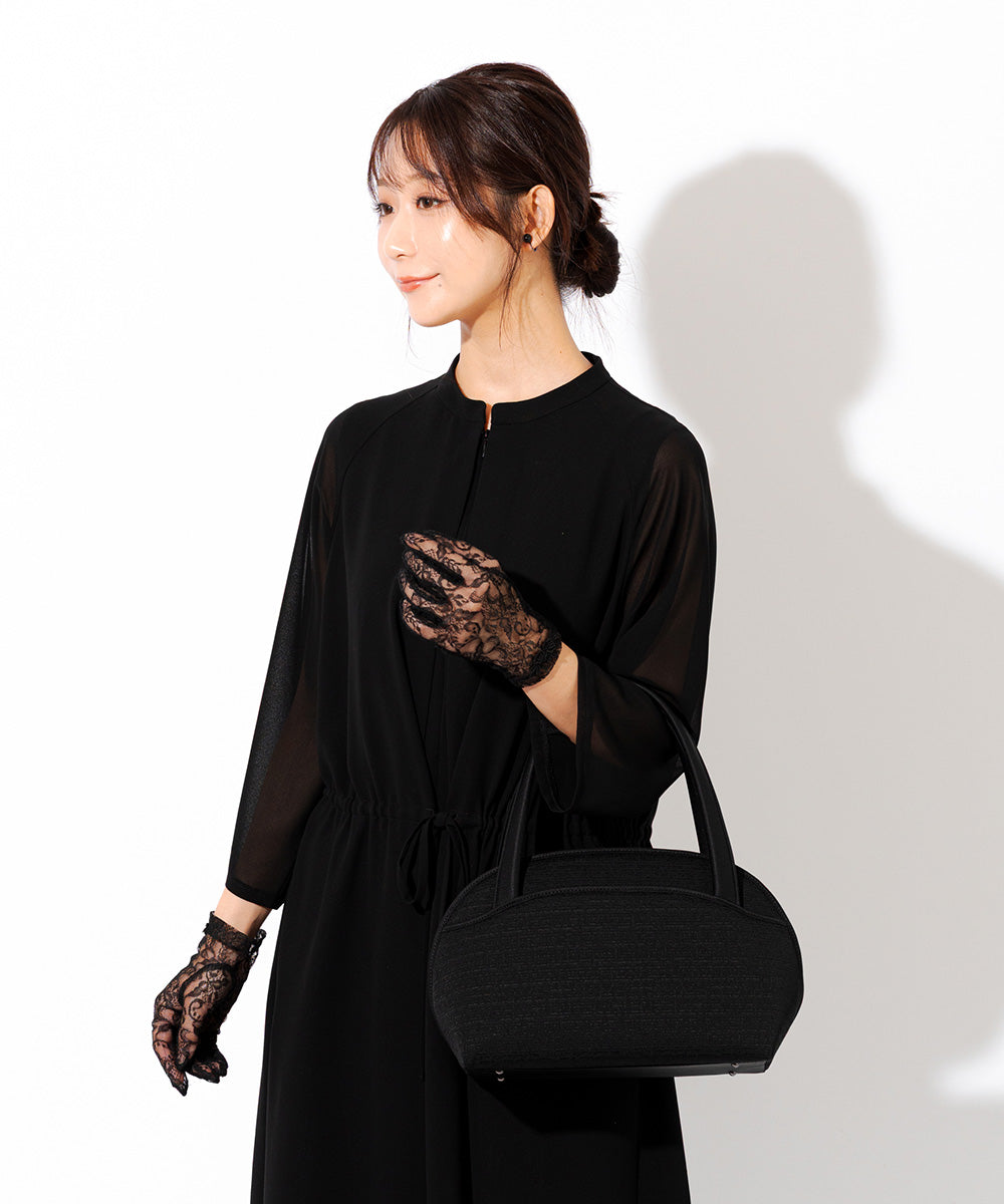 米沢織シェル型フォーマルバッグ