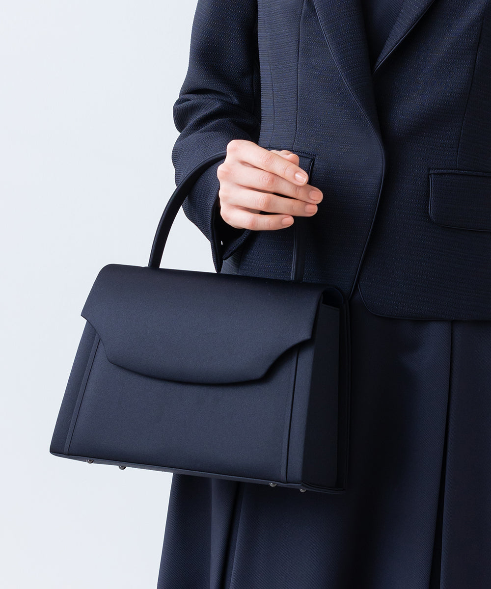 濃紺トップハンドルバッグ