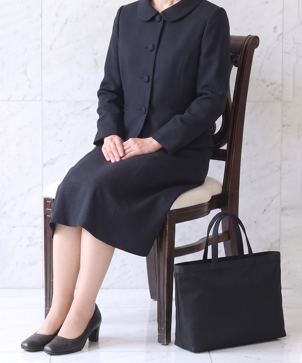 [A4 size/examination compatible] Formal tote bag