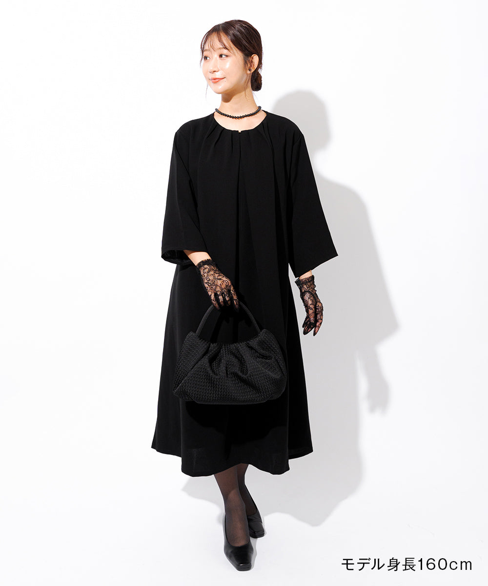 米沢織ワンハンドルソフトフォーマルバッグ