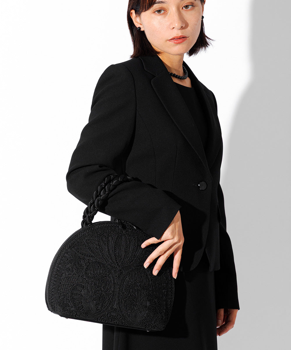 コード刺繍ハンドバッグ