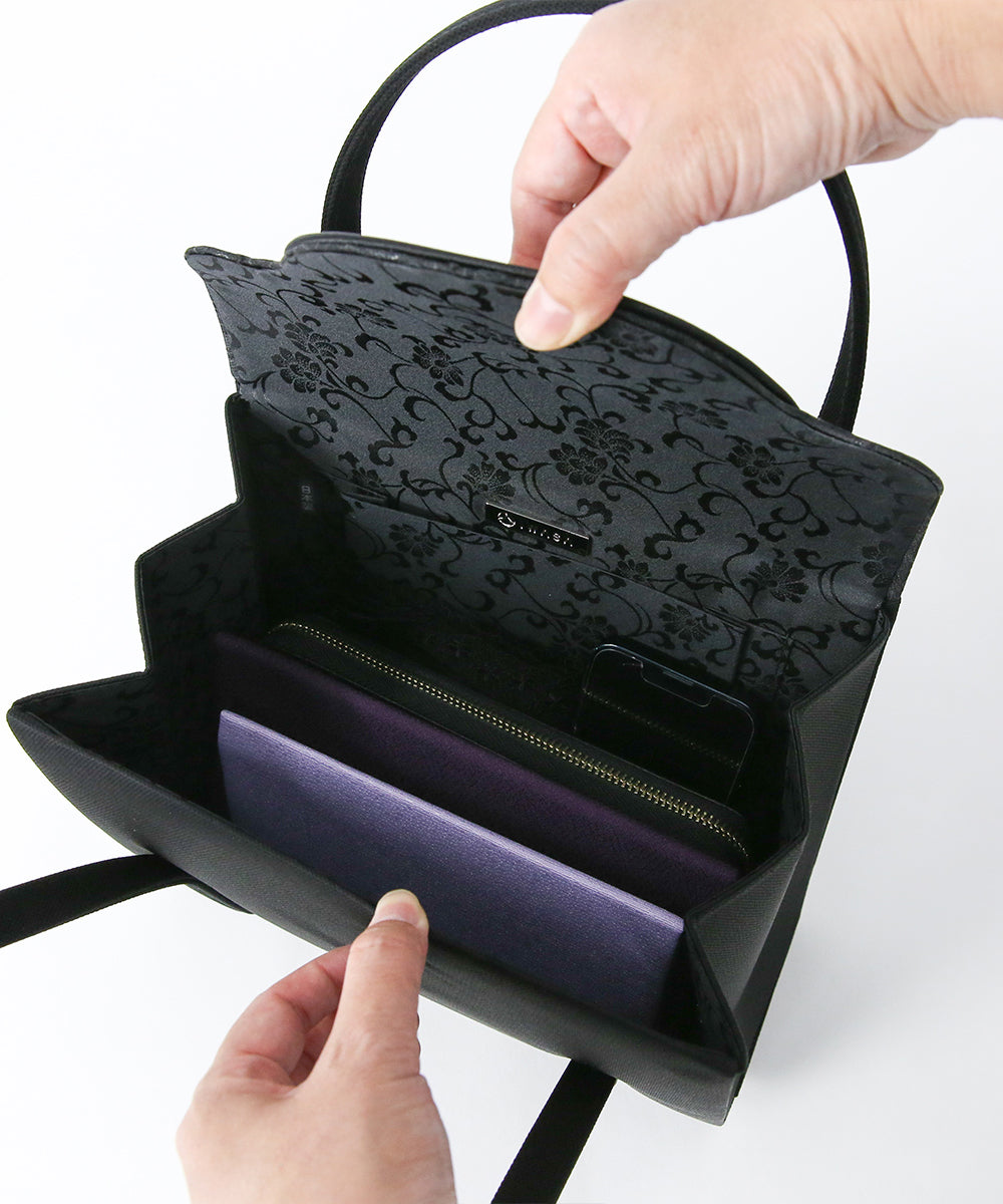 西陣織二本手フォーマルバッグ