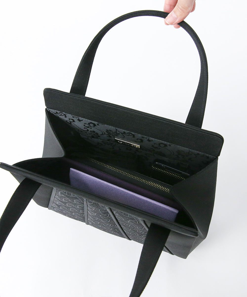 西陣織切り替えフォーマルバッグ