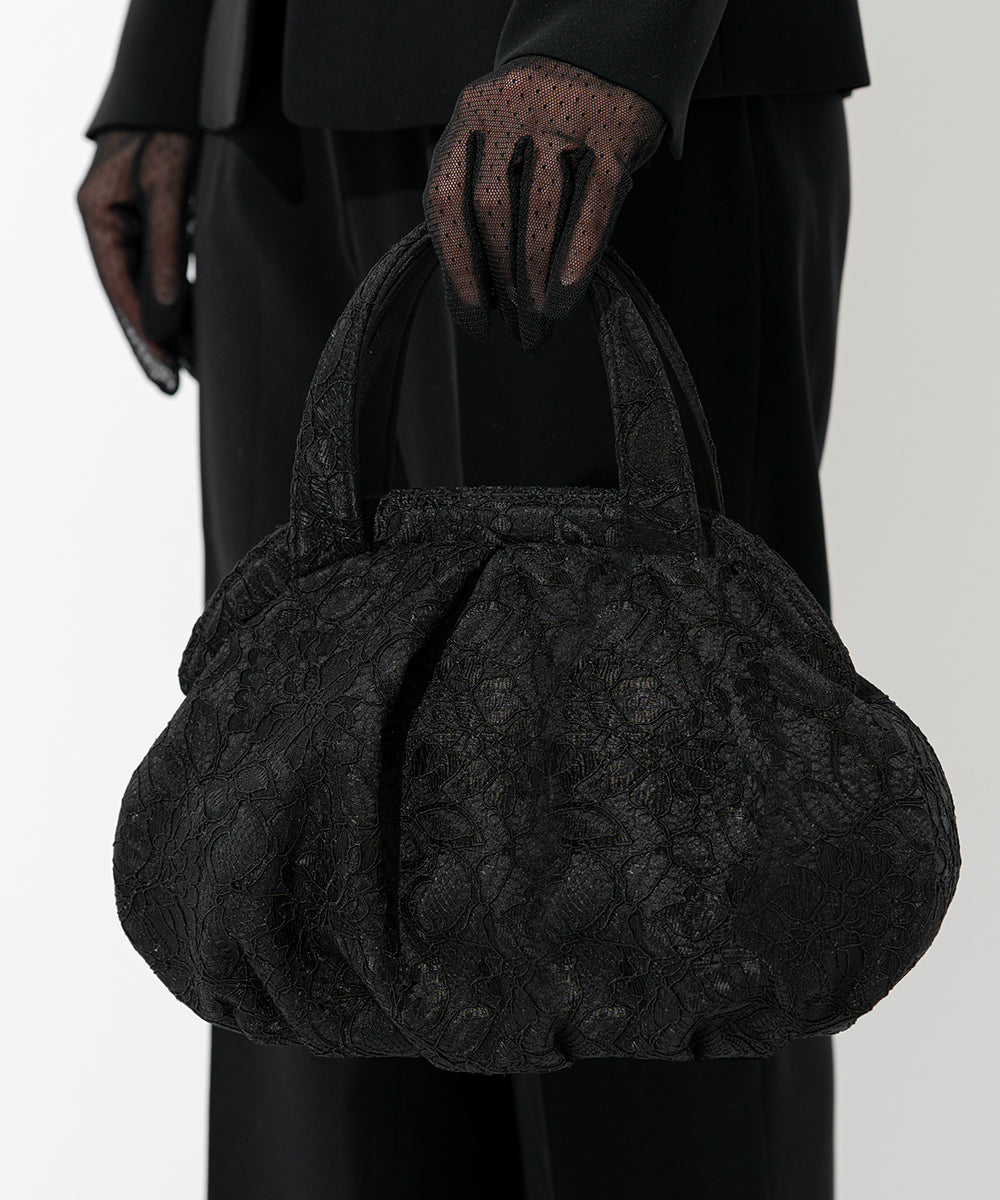 タッセル付きコードレースバルーンバッグ
