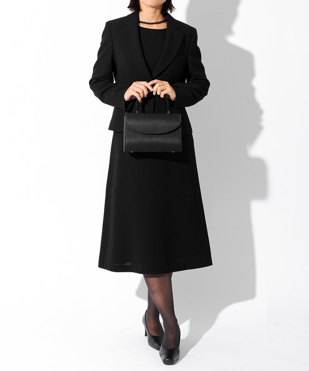 ホースヘアパイピングフォーマルバッグ