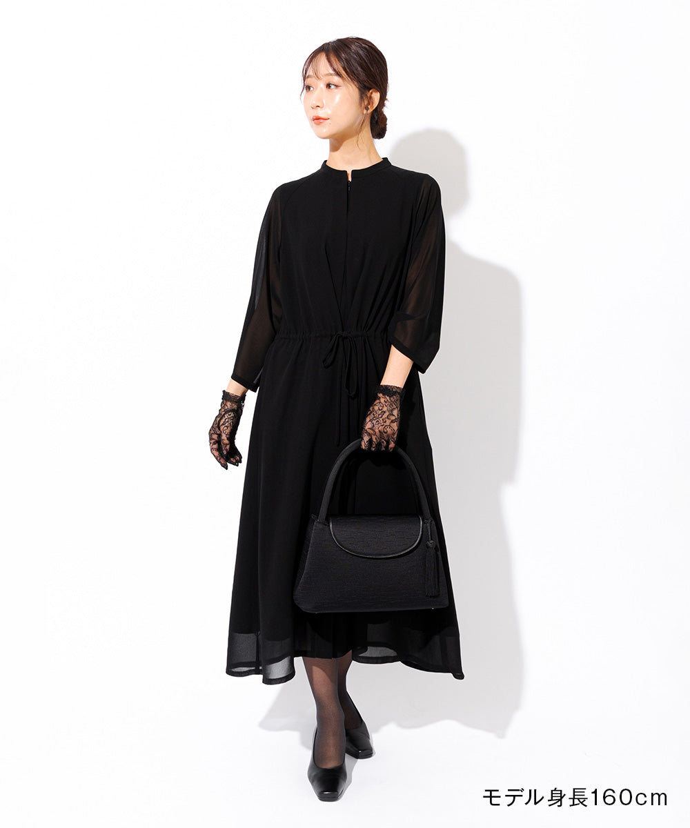 タッセル付き米沢織ソフトフォーマルバッグ