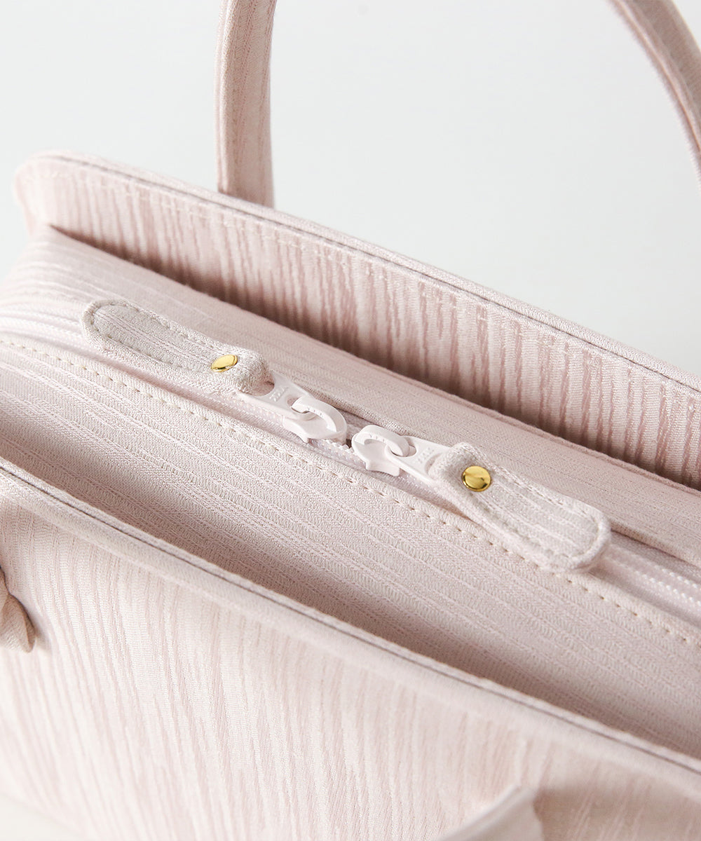 尾州織　撥水利休バッグ＆草履セット