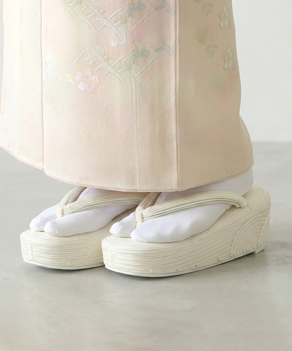 Cord embroidered sandals｜Kosuna model