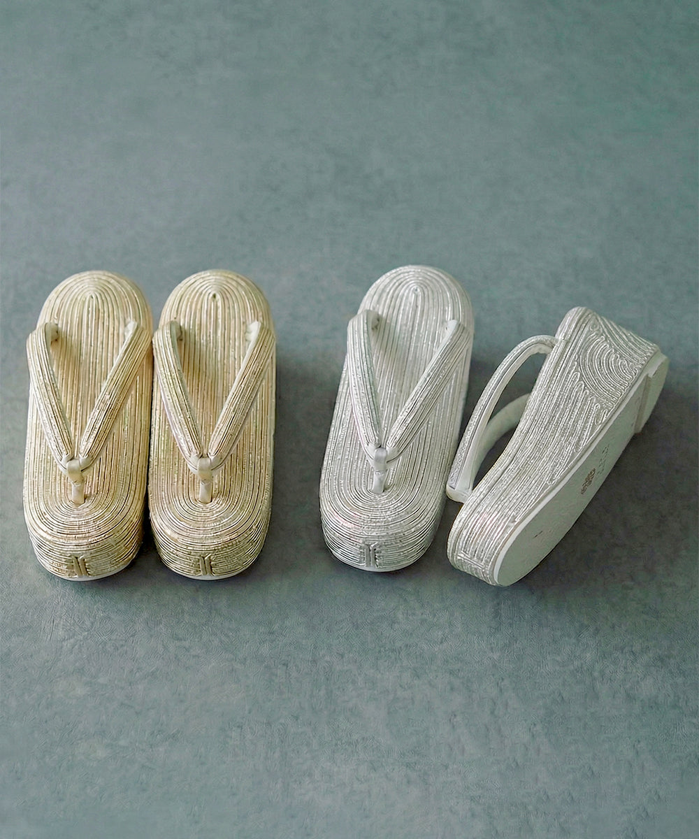 コード刺繍草履