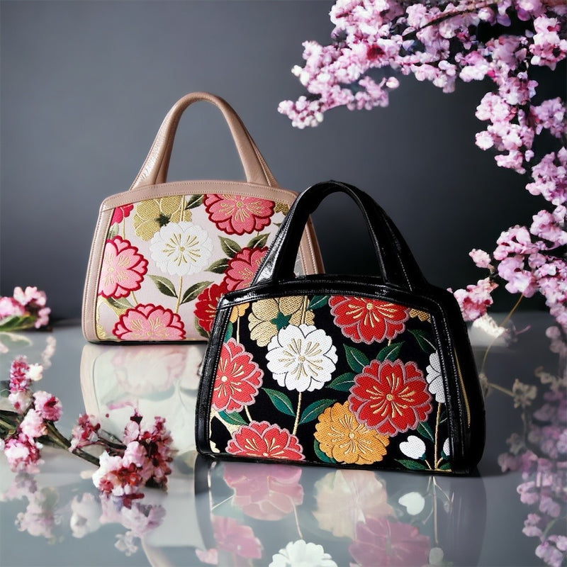 Nishijin textile tote bag cherry blossoms