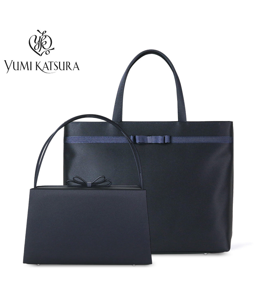 YUMI KATSURA｜濃紺バッグ2点セット
