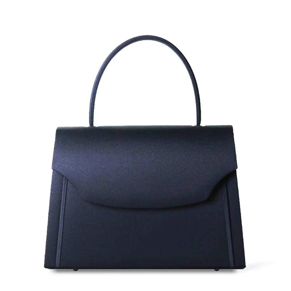[Compatible with exams] Dark blue top handle bag