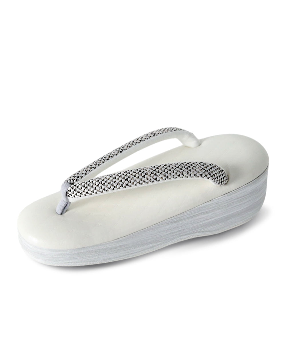 草履｜IWASA×カレンブロッソ　キルト柄　博多織鼻緒