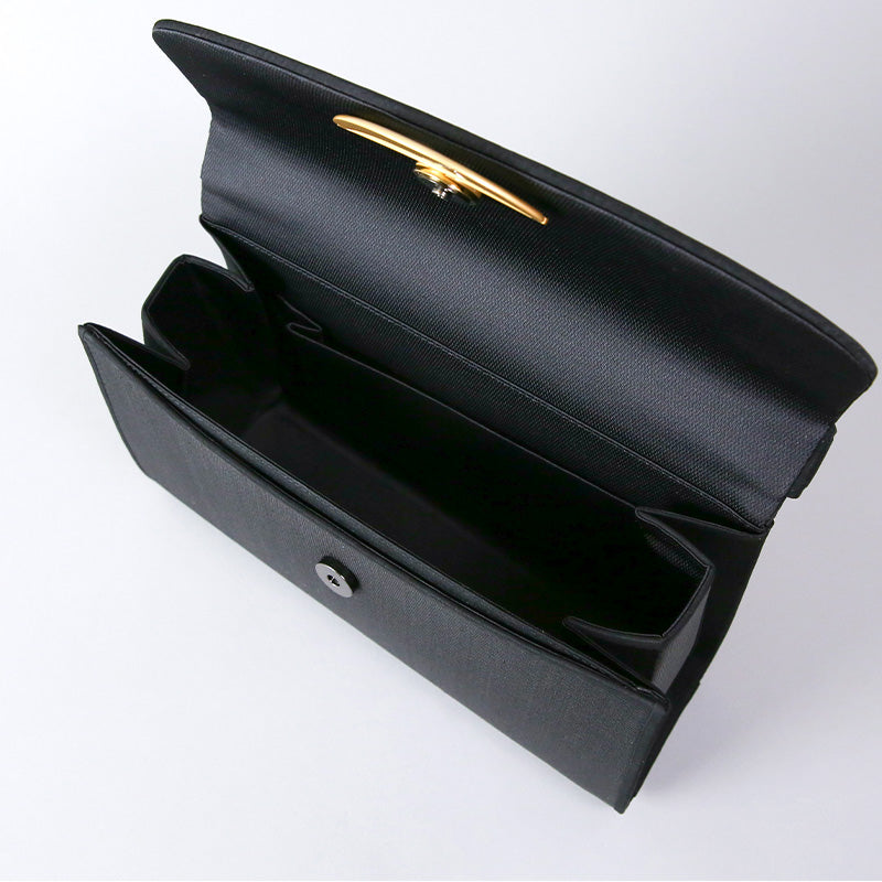 Horsehair formal bag &lt;with gold fittings for both congratulations and condolences/horizontal type&gt;