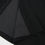 [Great set discount when purchased with bag or sandals] Satin switching formal cape 