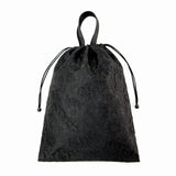 drawstring lace handbag