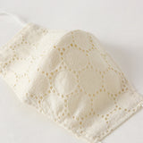 Washable elegant mask (cotton lace)