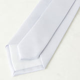 Formal necktie (black/silver 2-piece set)