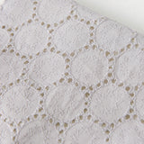 Washable elegant mask case (cotton lace/greige)