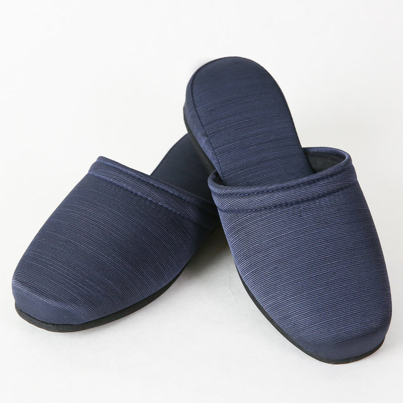[Suitable for entrance exams] Dark blue formal bag with slippers (M size)