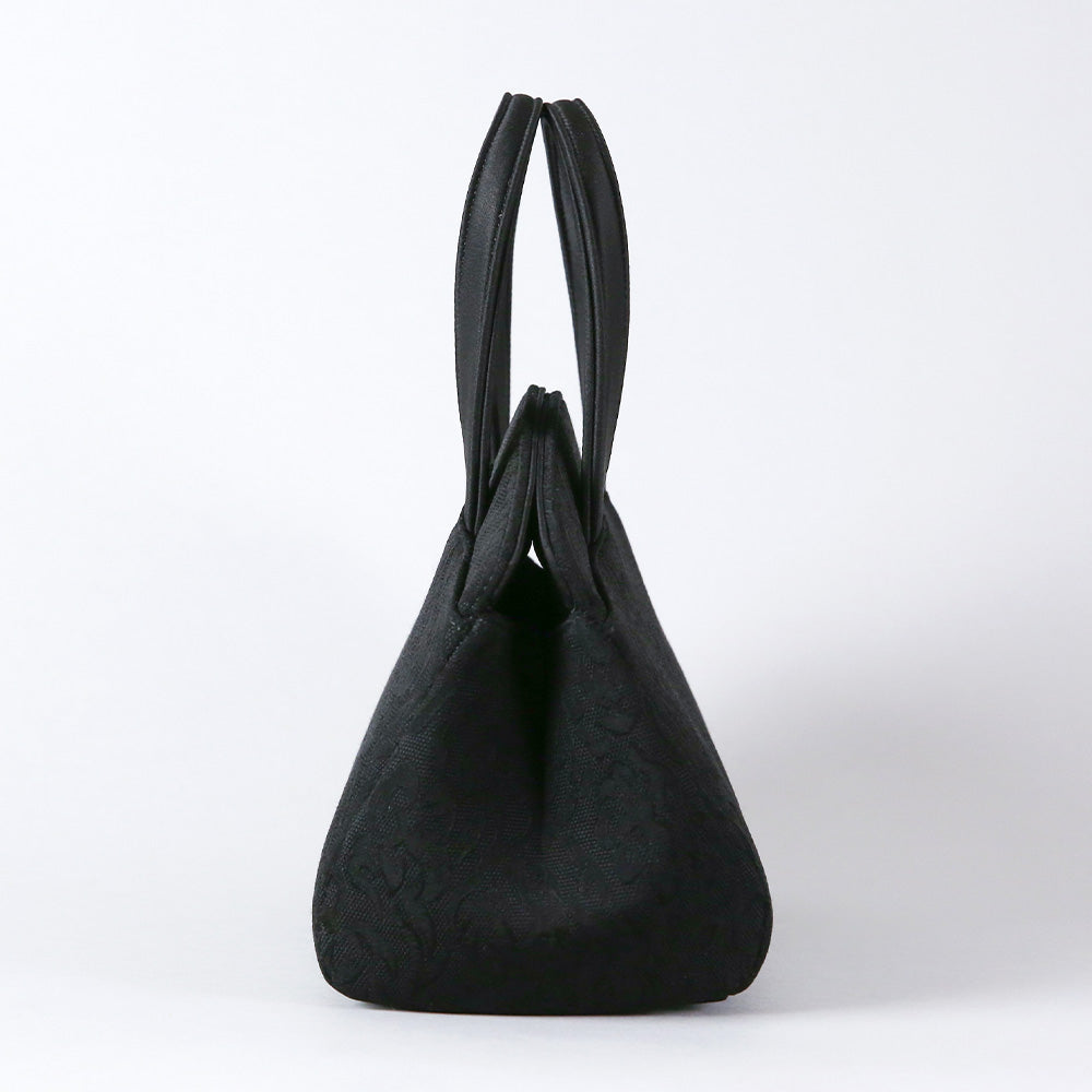 Yonezawa-ori puffy flower formal bag